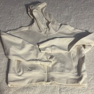 Old Navy Active Cream Fleece Hoodie